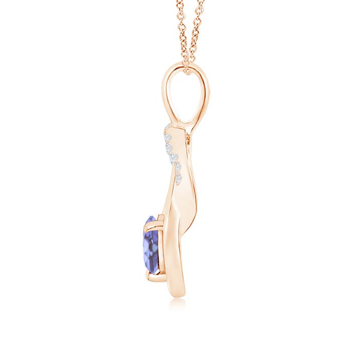 AA - Tanzanite / 0.6 CT / 14 KT Rose Gold