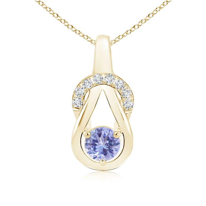 AA - Tanzanite / 0.6 CT / 14 KT Yellow Gold