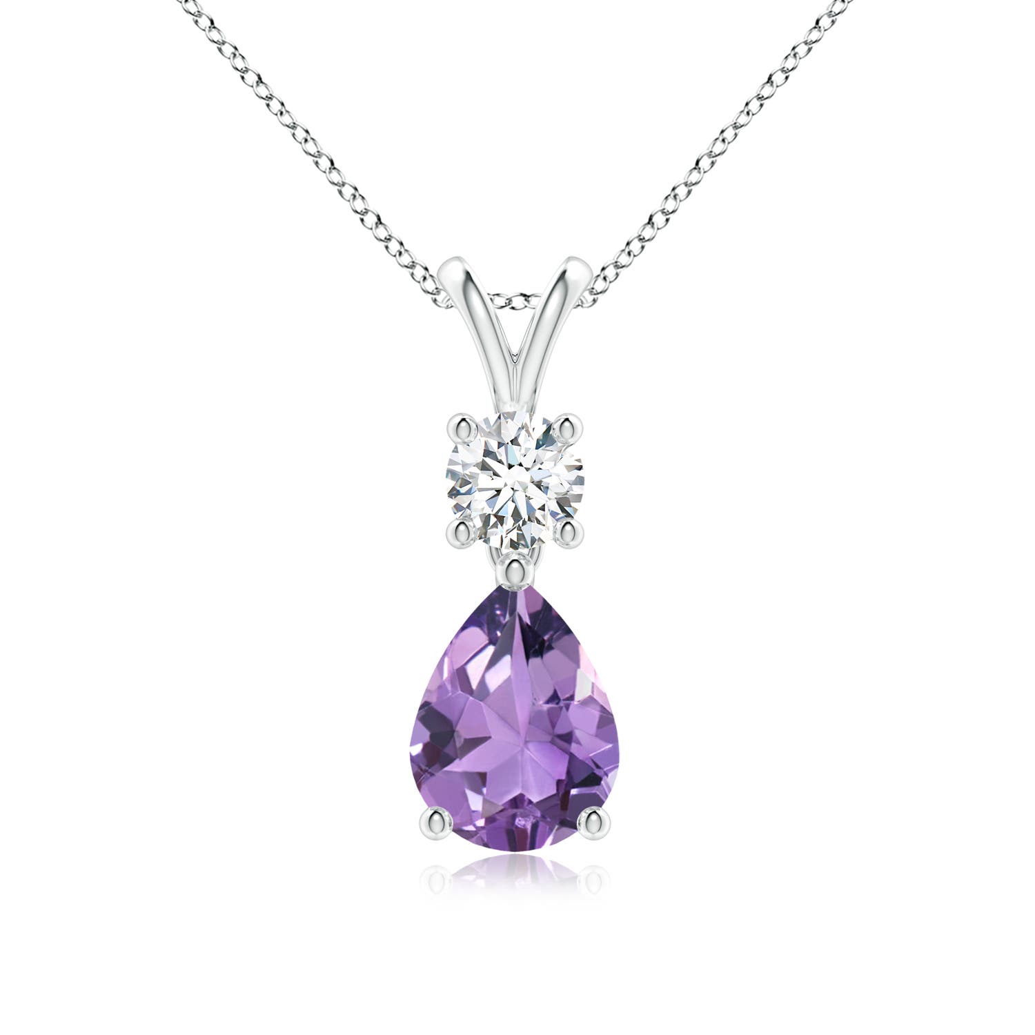 A - Amethyst / 1.23 CT / 14 KT White Gold