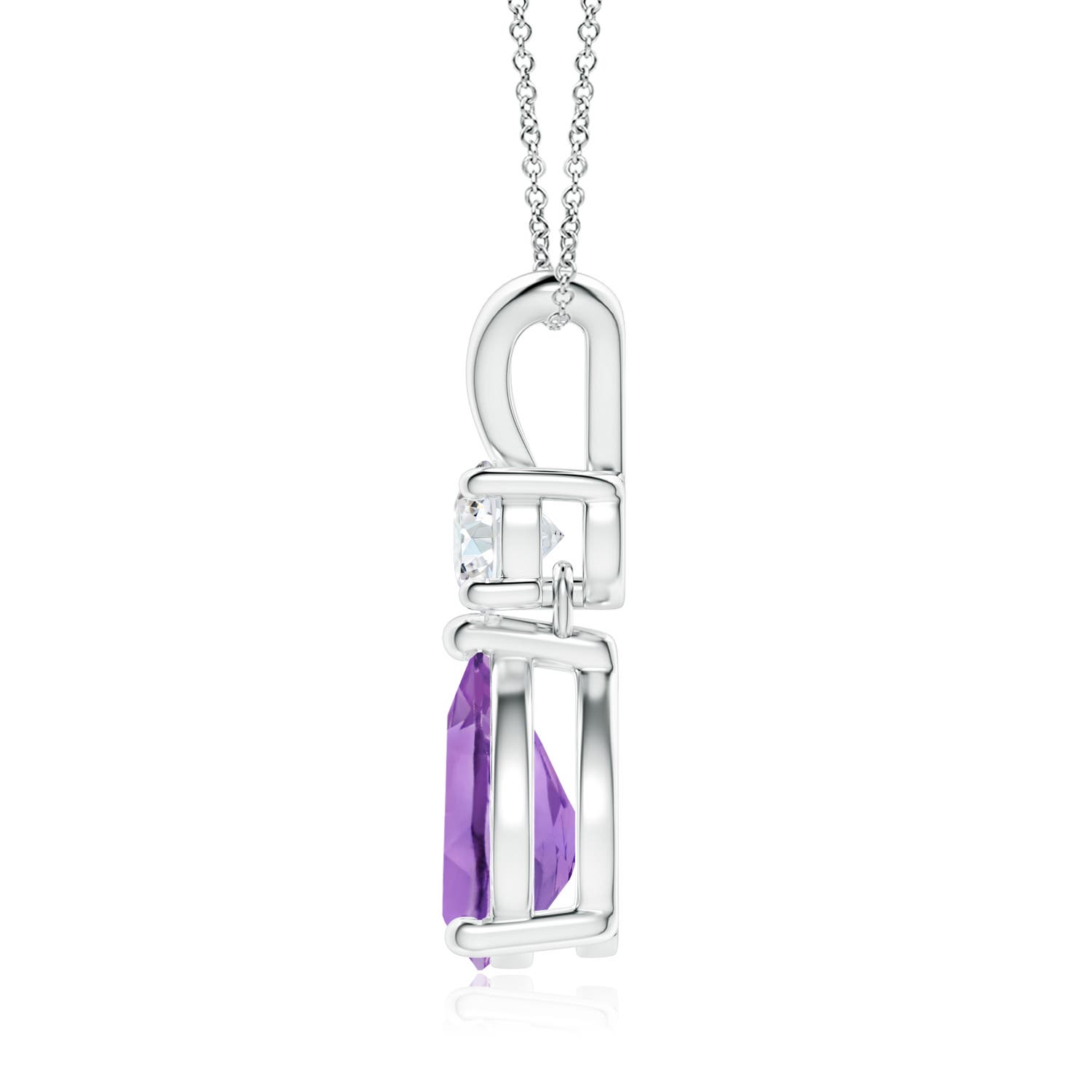 A - Amethyst / 1.73 CT / 14 KT White Gold