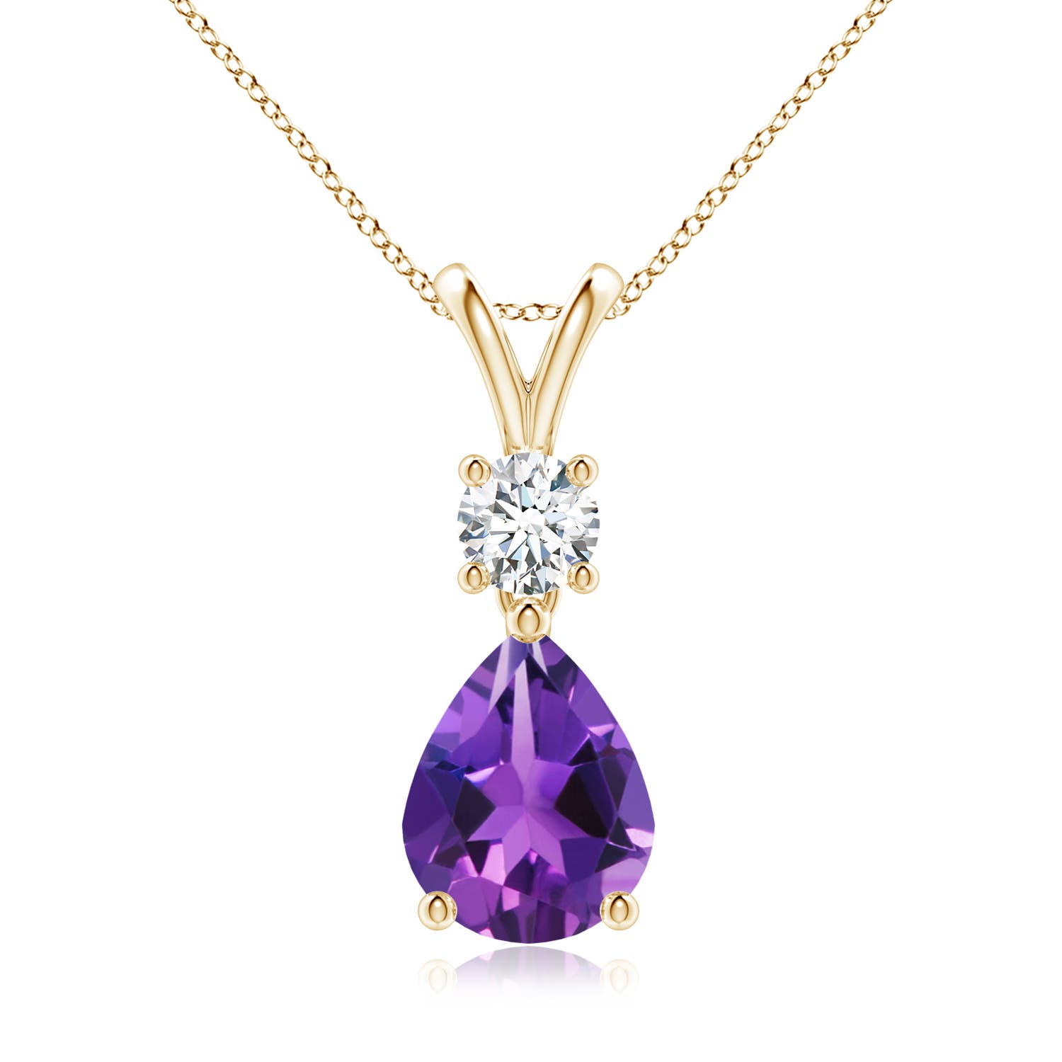 AAAA - Amethyst / 1.73 CT / 14 KT Yellow Gold