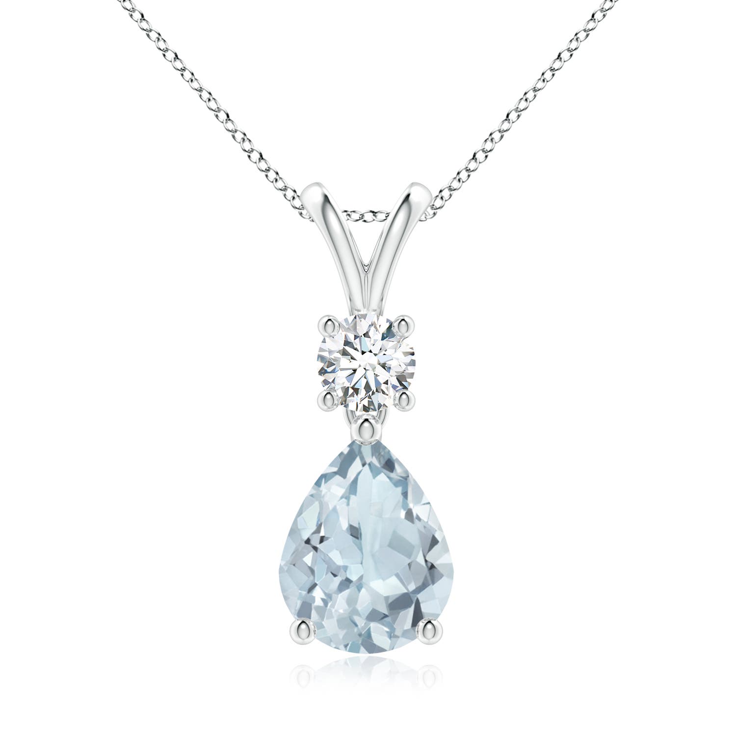 A - Aquamarine / 1.48 CT / 14 KT White Gold