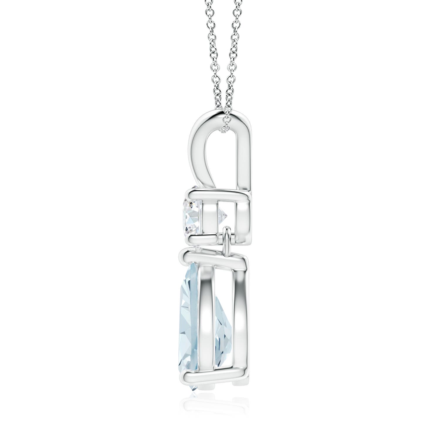 A - Aquamarine / 1.48 CT / 14 KT White Gold