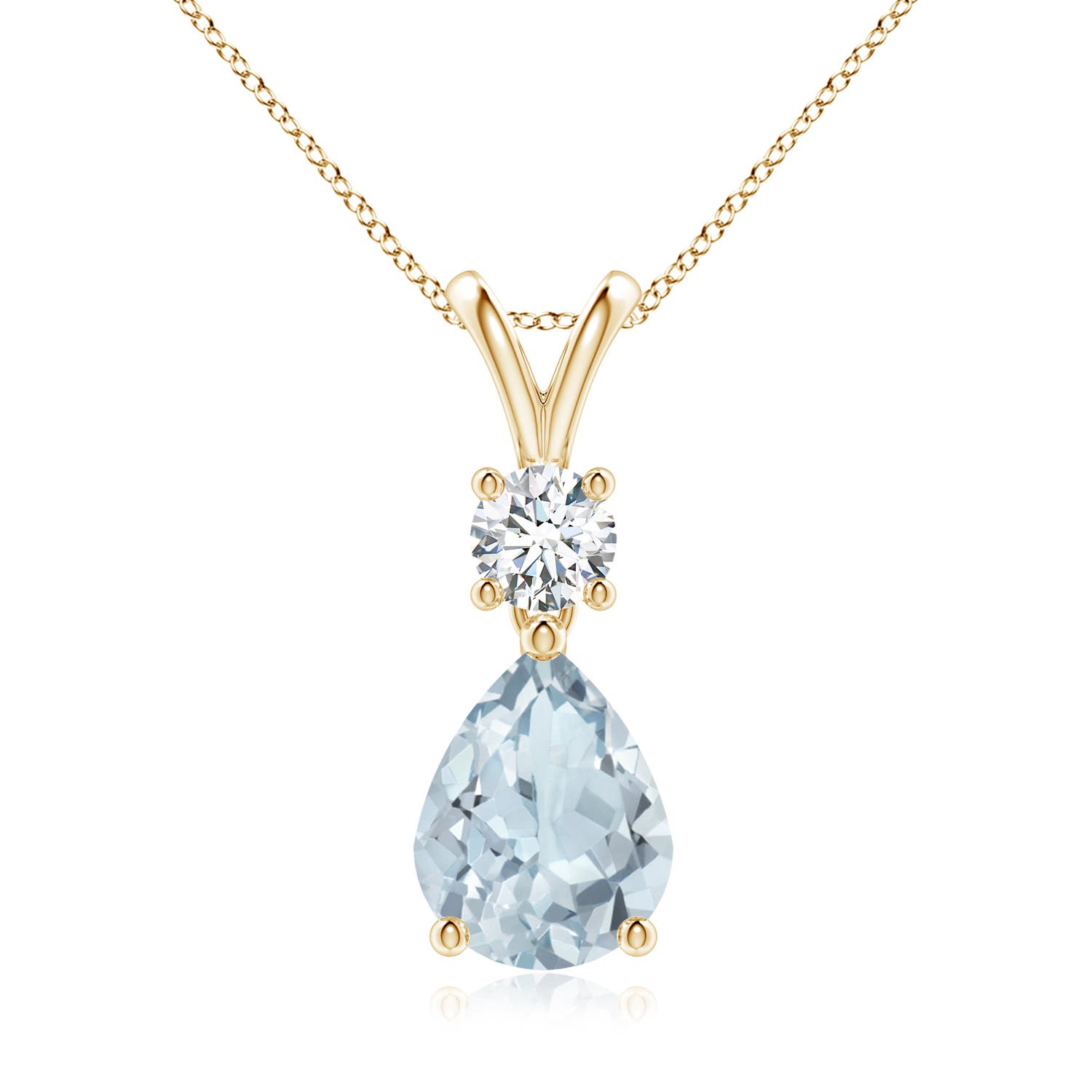 A - Aquamarine / 1.48 CT / 14 KT Yellow Gold