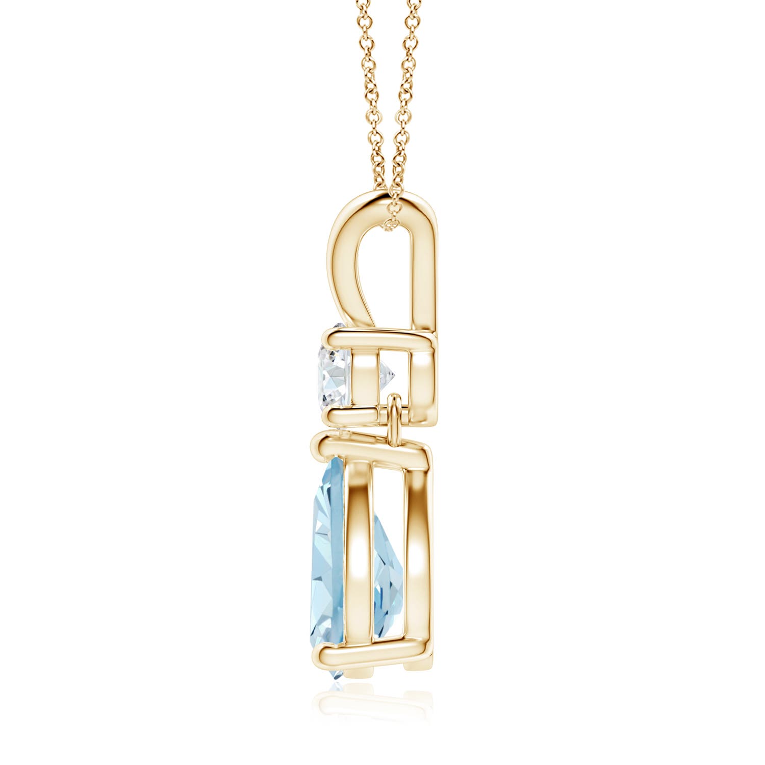 AA - Aquamarine / 1.48 CT / 14 KT Yellow Gold