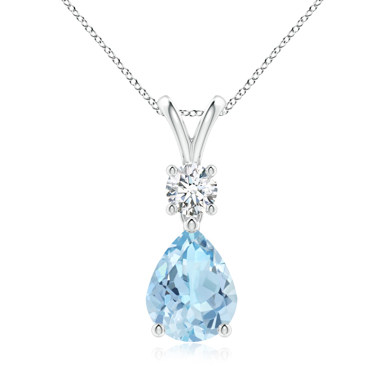 AAA - Aquamarine / 1.48 CT / 14 KT White Gold