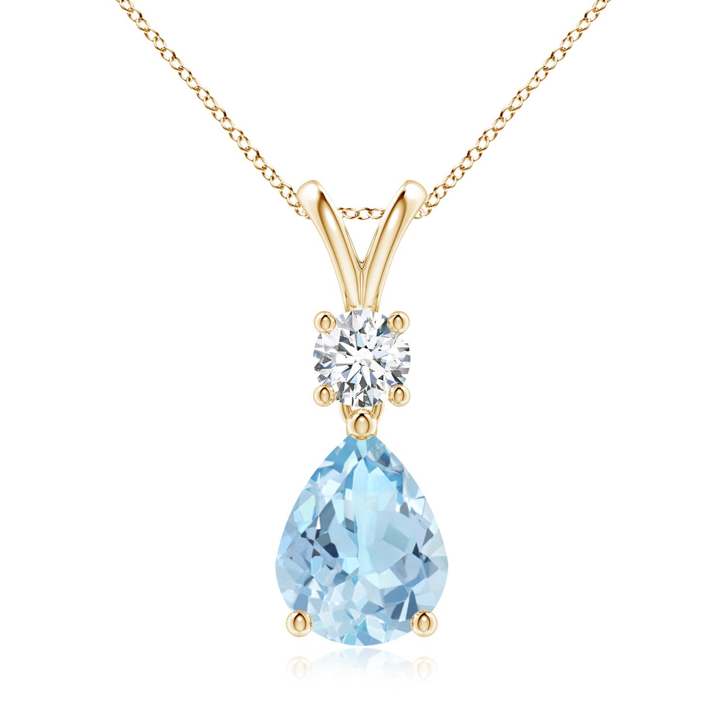 AAA - Aquamarine / 1.48 CT / 14 KT Yellow Gold