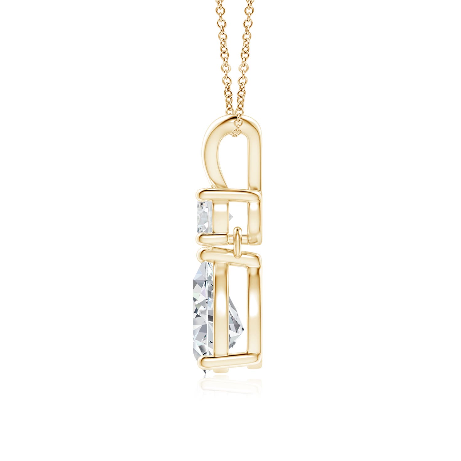 H, SI2 / 0.99 CT / 18 KT Yellow Gold