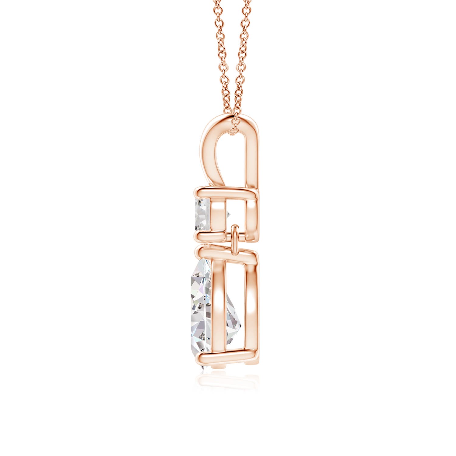 I-J, I1-I2 / 0.99 CT / 18 KT Rose Gold