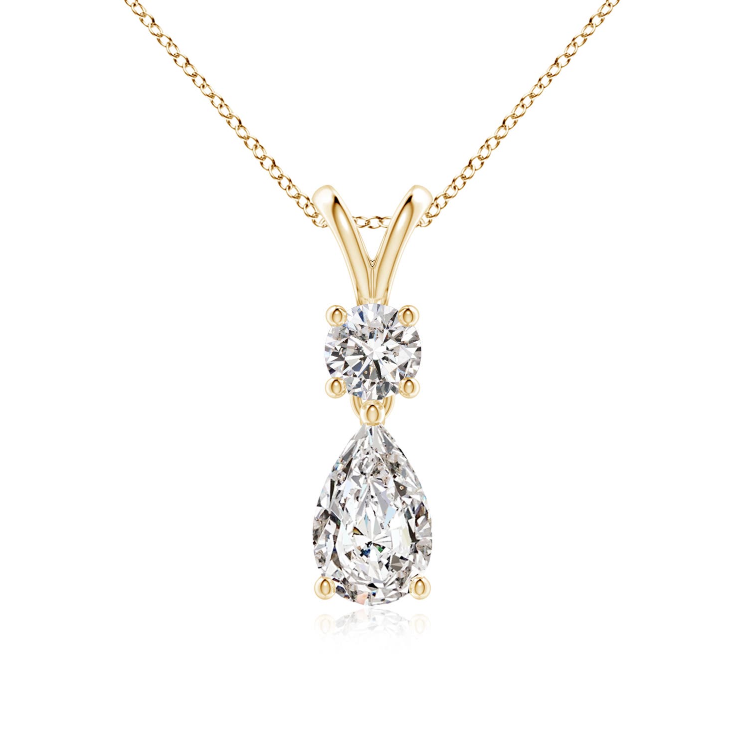 I-J, I1-I2 / 0.99 CT / 18 KT Yellow Gold