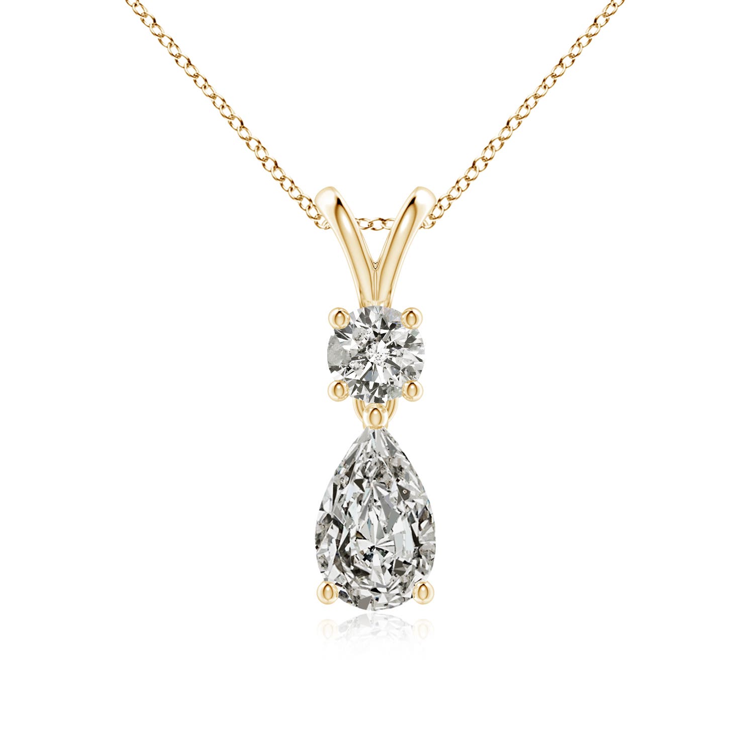 K, I3 / 0.99 CT / 18 KT Yellow Gold