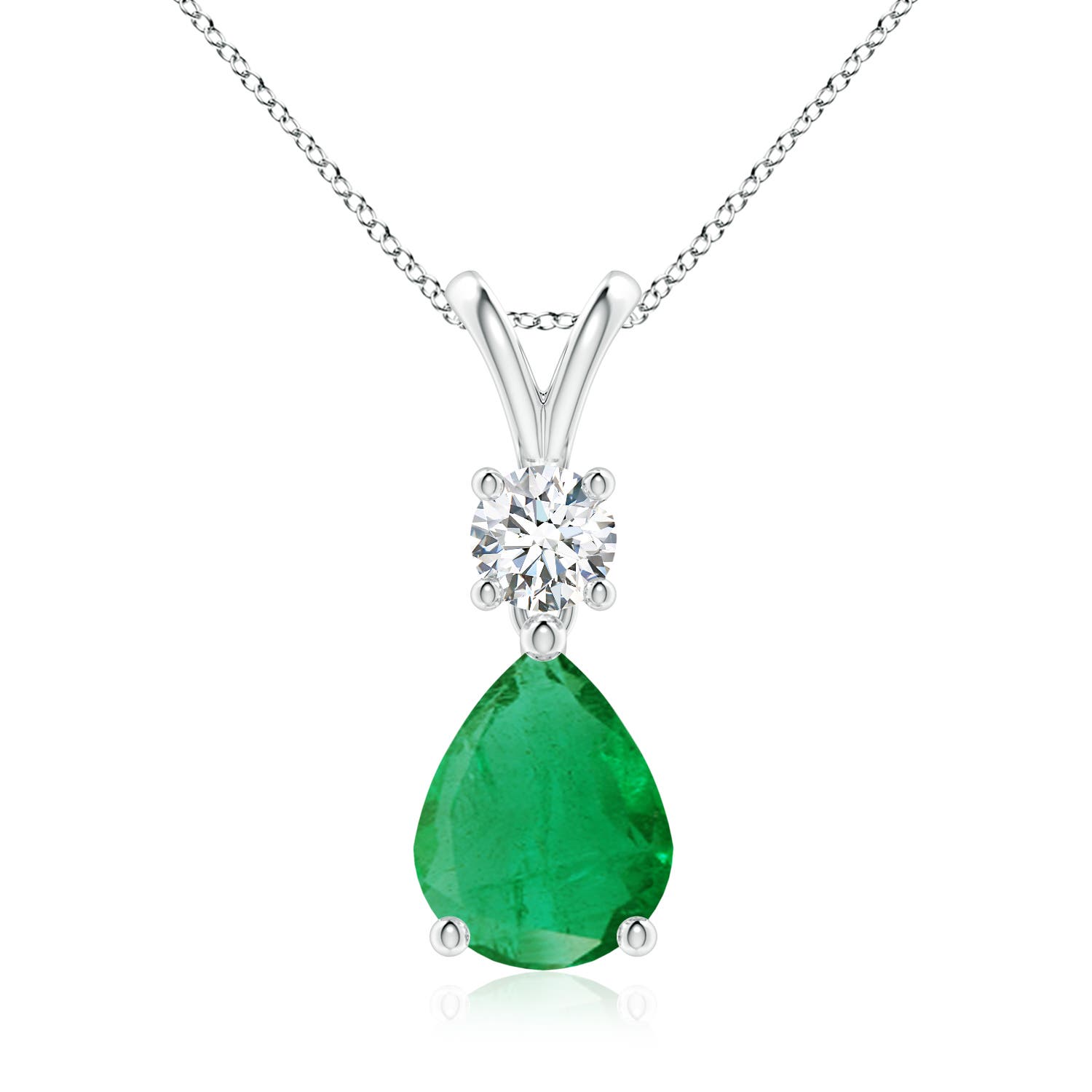 AA - Emerald / 1.73 CT / 14 KT White Gold