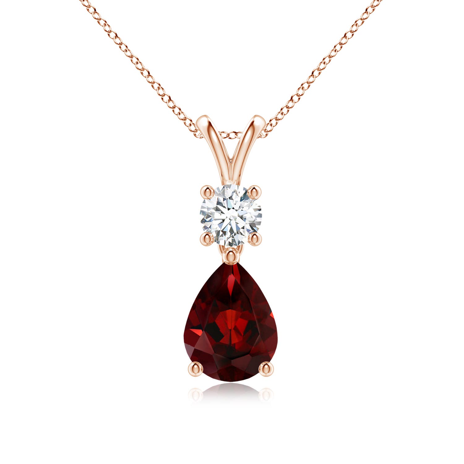 AAA - Garnet / 1.53 CT / 14 KT Rose Gold