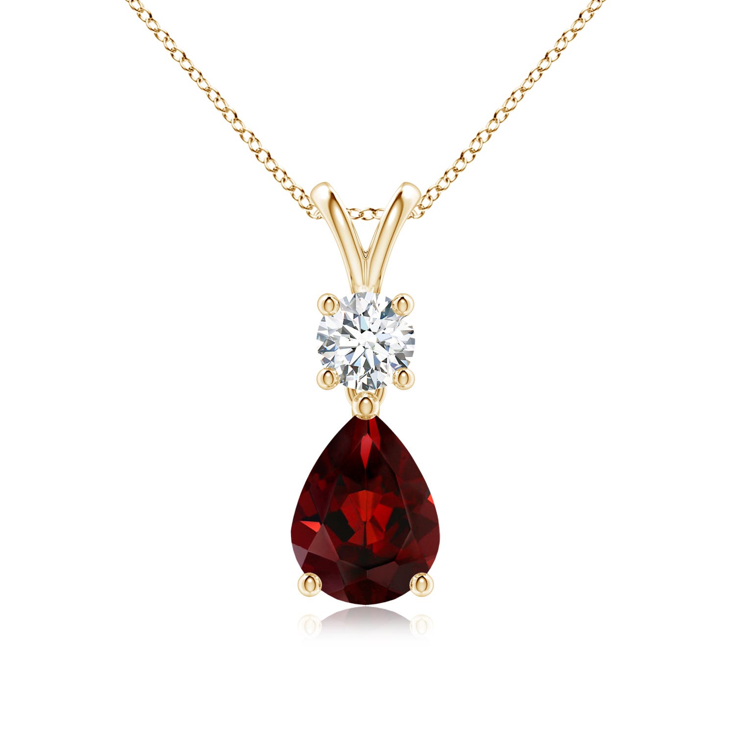 AAA - Garnet / 1.53 CT / 14 KT Yellow Gold