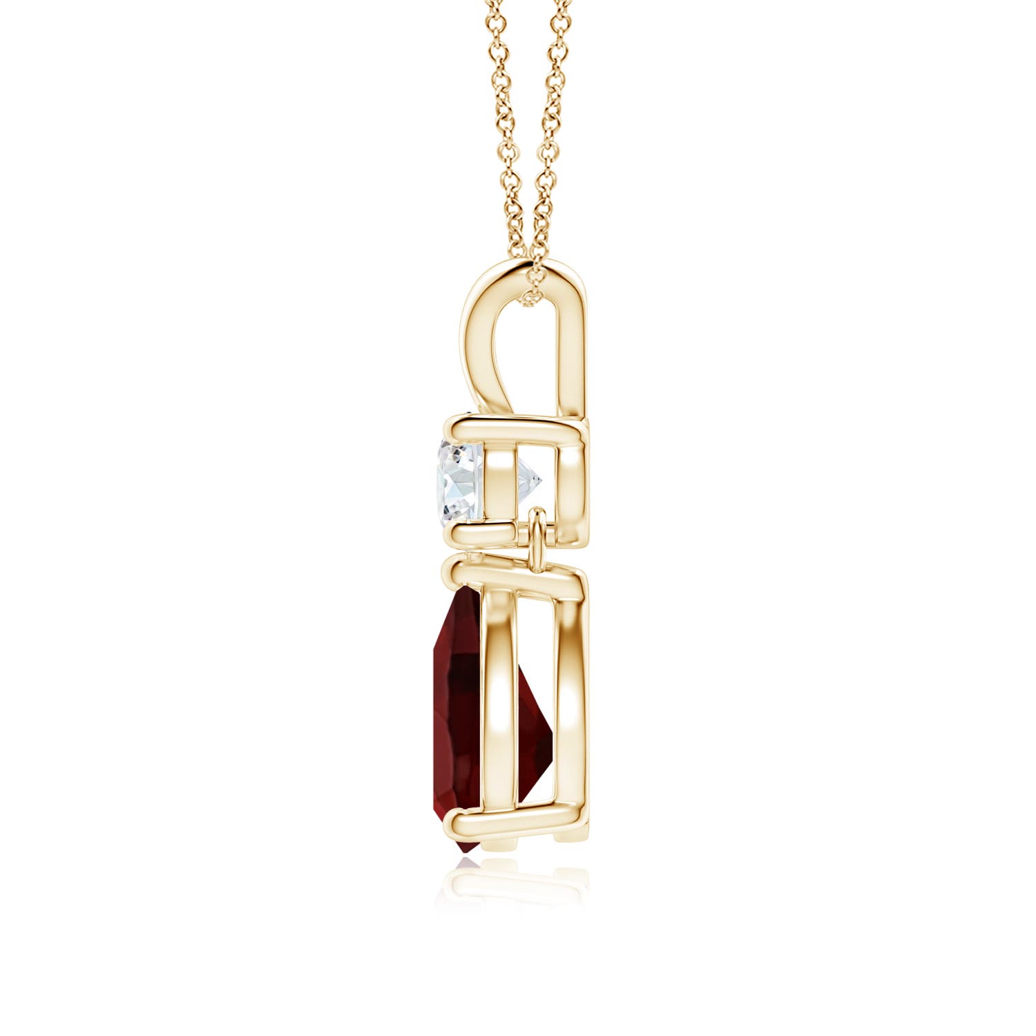 AAA - Garnet / 1.53 CT / 14 KT Yellow Gold