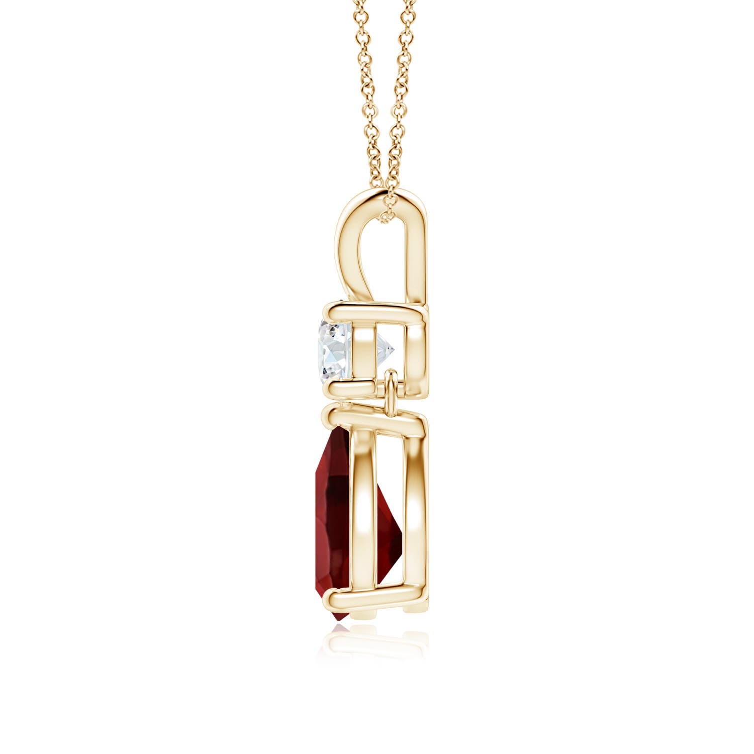 AAAA - Garnet / 1.53 CT / 14 KT Yellow Gold