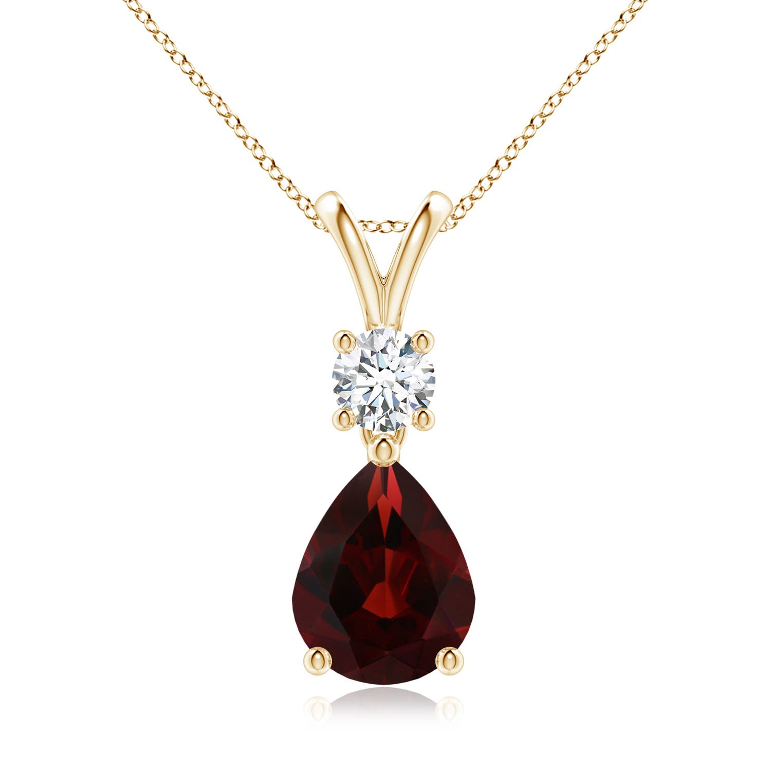 AA - Garnet / 2.03 CT / 14 KT Yellow Gold