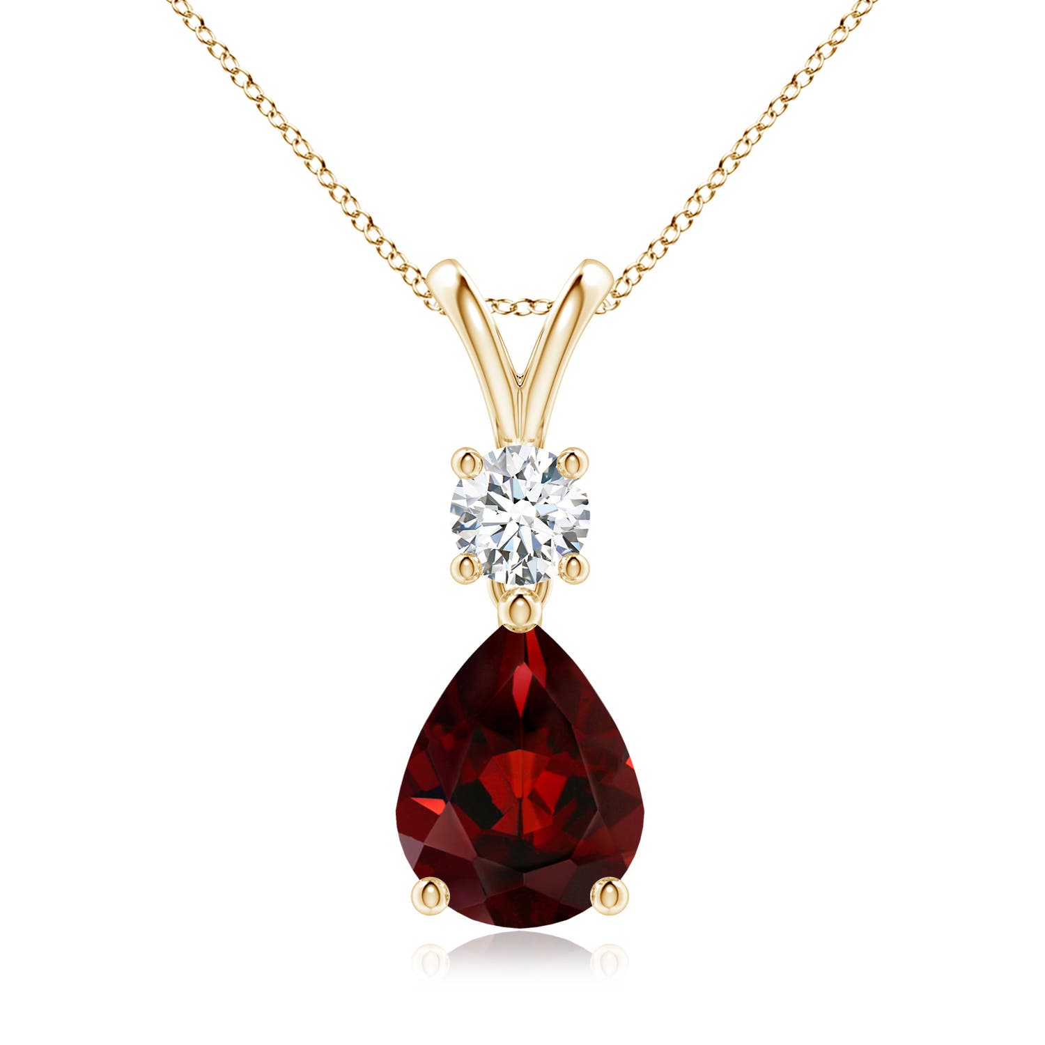 AAA - Garnet / 2.03 CT / 14 KT Yellow Gold