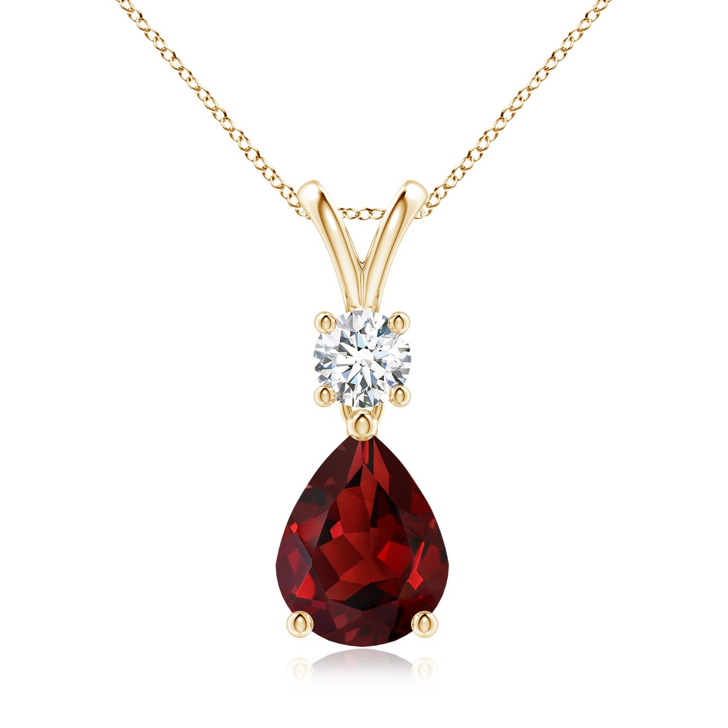 AAAA - Garnet / 2.03 CT / 14 KT Yellow Gold