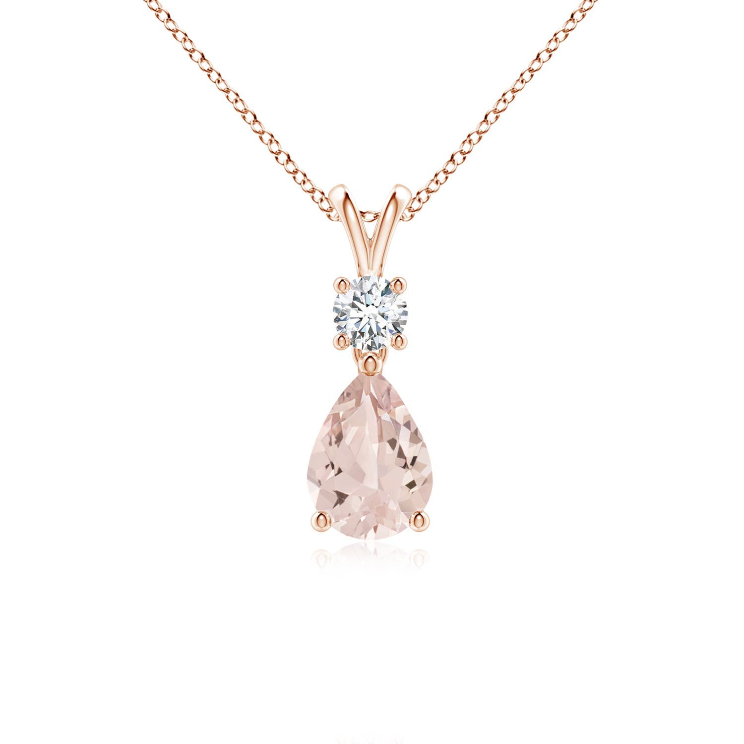 AA - Morganite / 0.71 CT / 14 KT Rose Gold