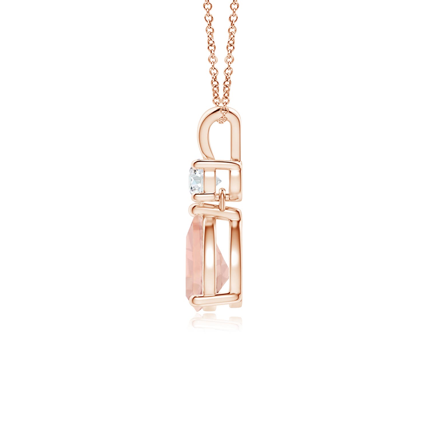 AAA - Morganite / 0.71 CT / 14 KT Rose Gold