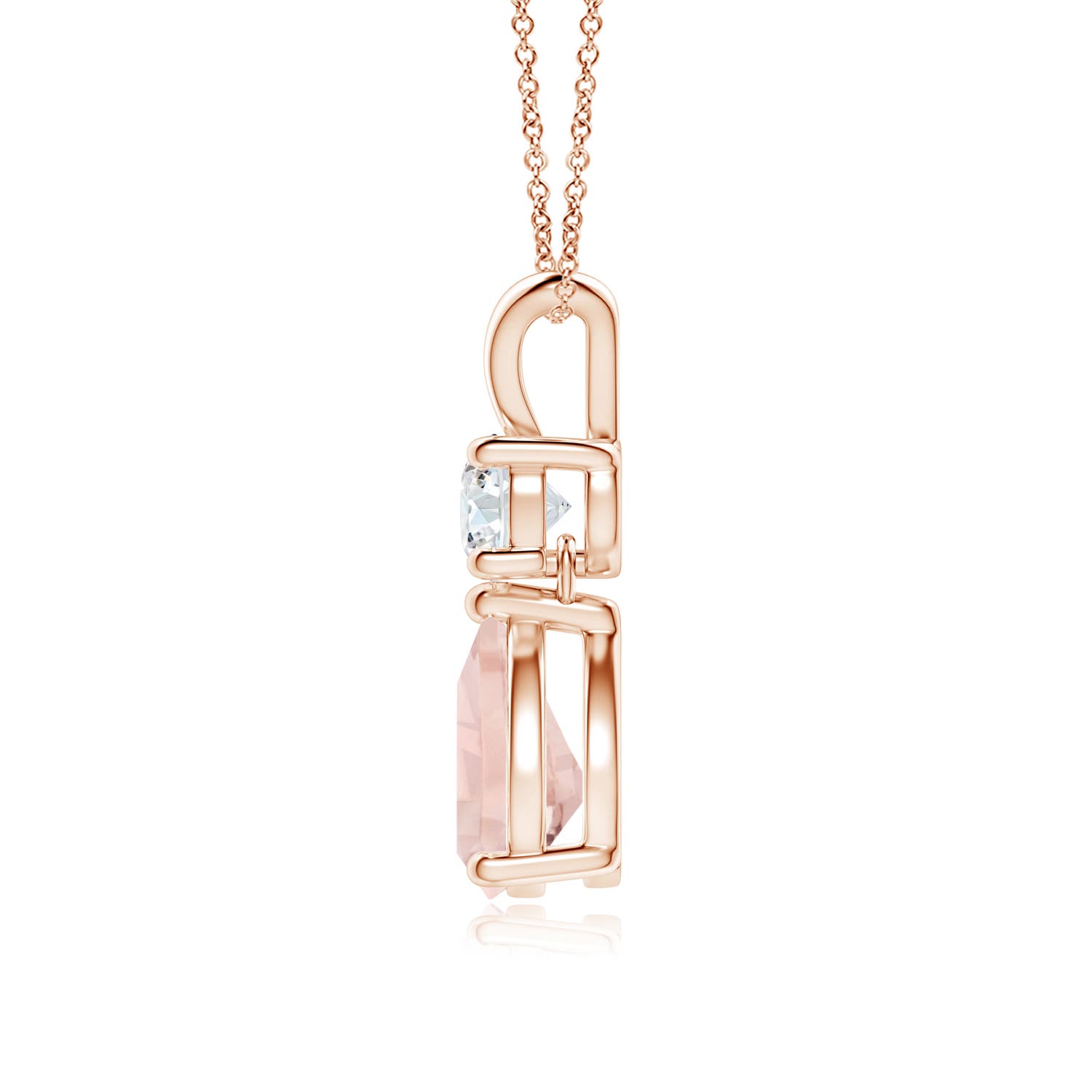 AA - Morganite / 1.18 CT / 14 KT Rose Gold