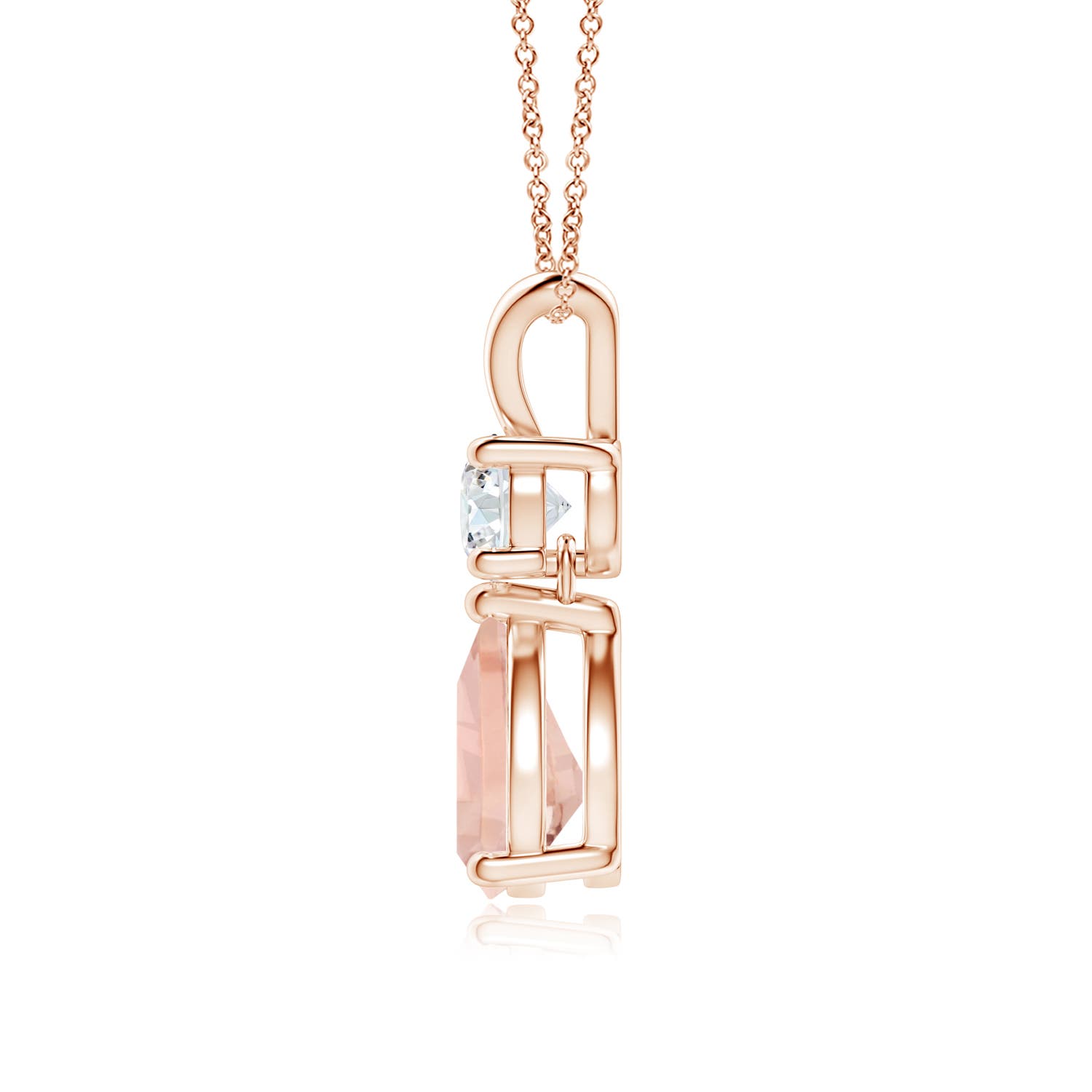 AAA - Morganite / 1.18 CT / 14 KT Rose Gold