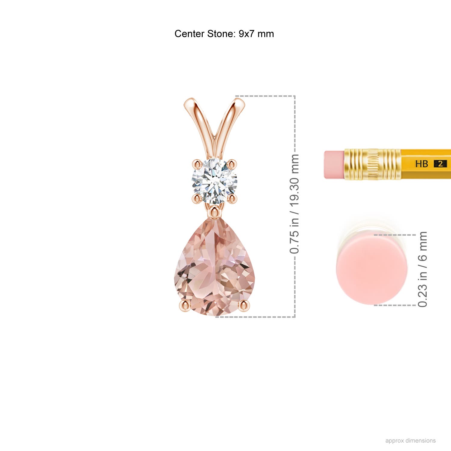 AAA - Morganite / 1.63 CT / 14 KT Rose Gold