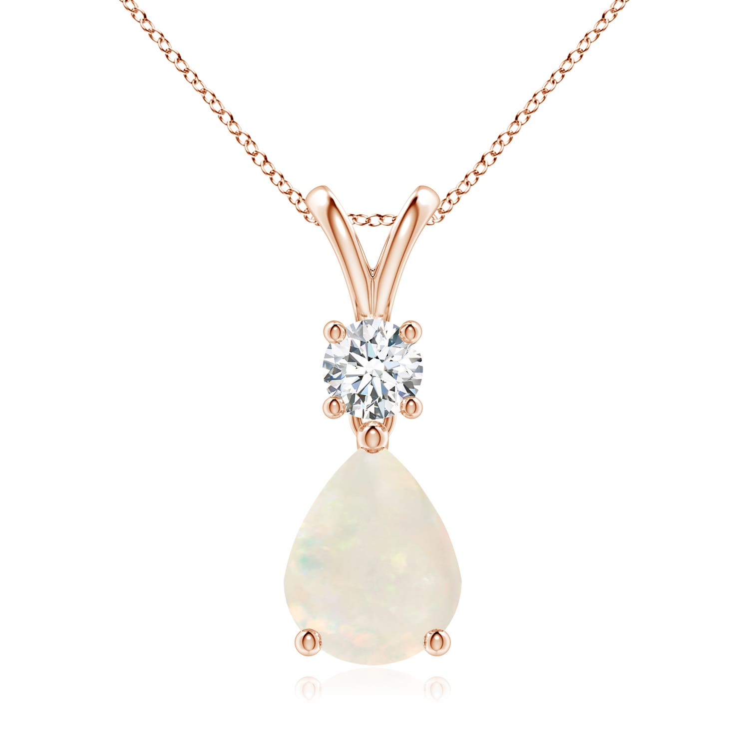 A - Opal / 1.13 CT / 14 KT Rose Gold