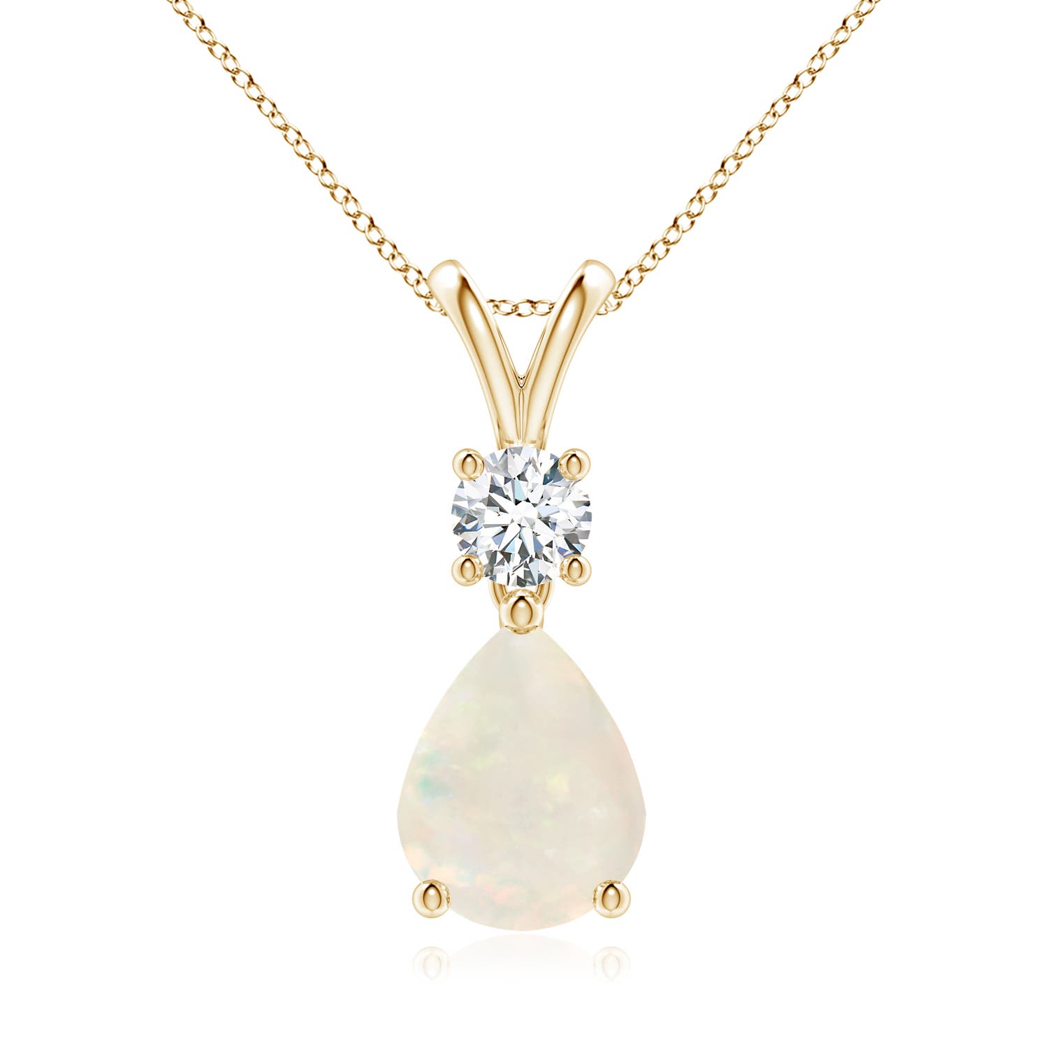 A - Opal / 1.13 CT / 14 KT Yellow Gold