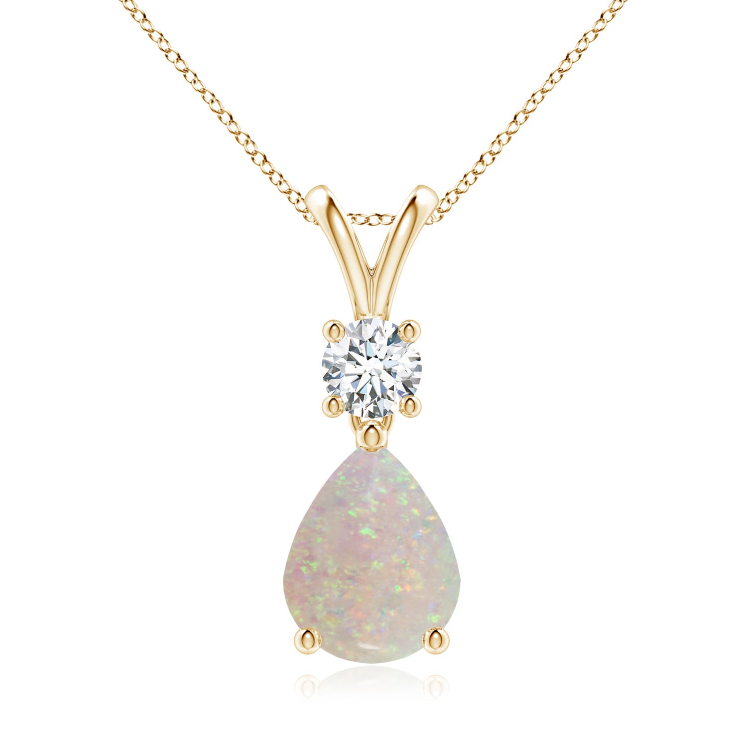 AA - Opal / 1.13 CT / 14 KT Yellow Gold