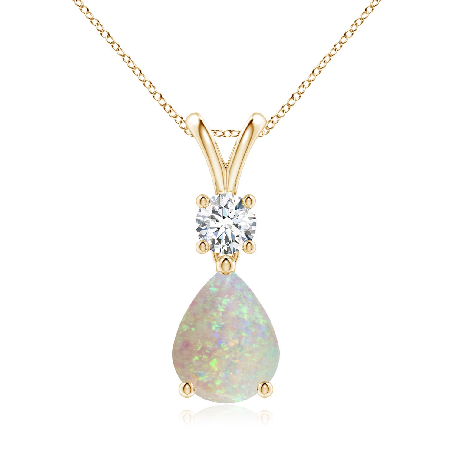 AAA - Opal / 1.13 CT / 14 KT Yellow Gold