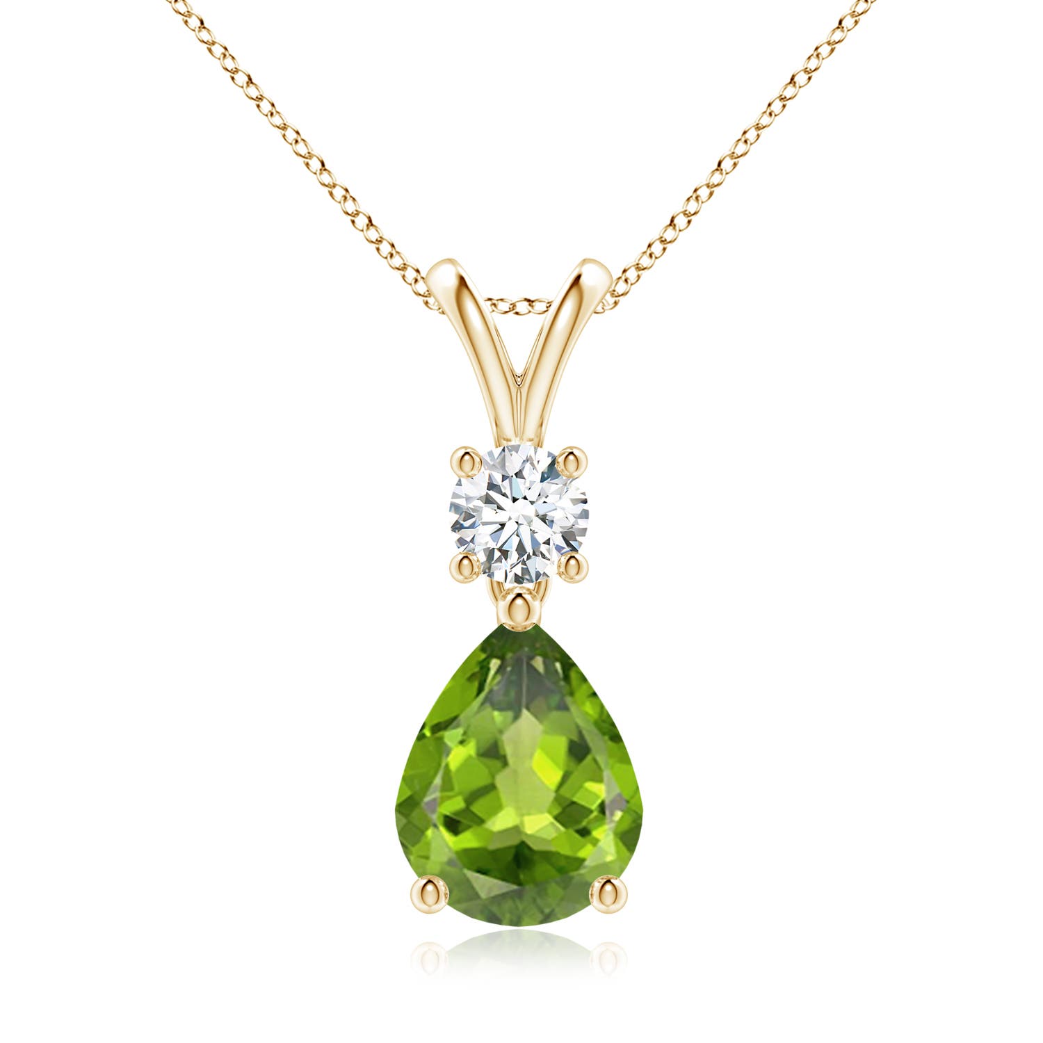 AAA - Peridot / 1.83 CT / 14 KT Yellow Gold