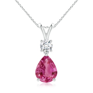 Pear AAAA Pink Sapphire