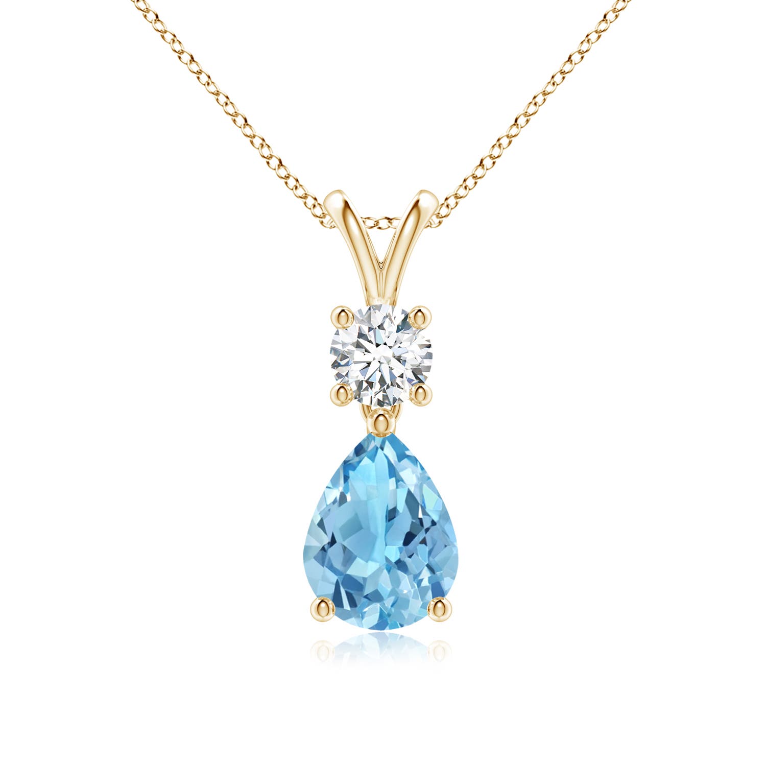 A - Swiss Blue Topaz / 1.78 CT / 14 KT Yellow Gold