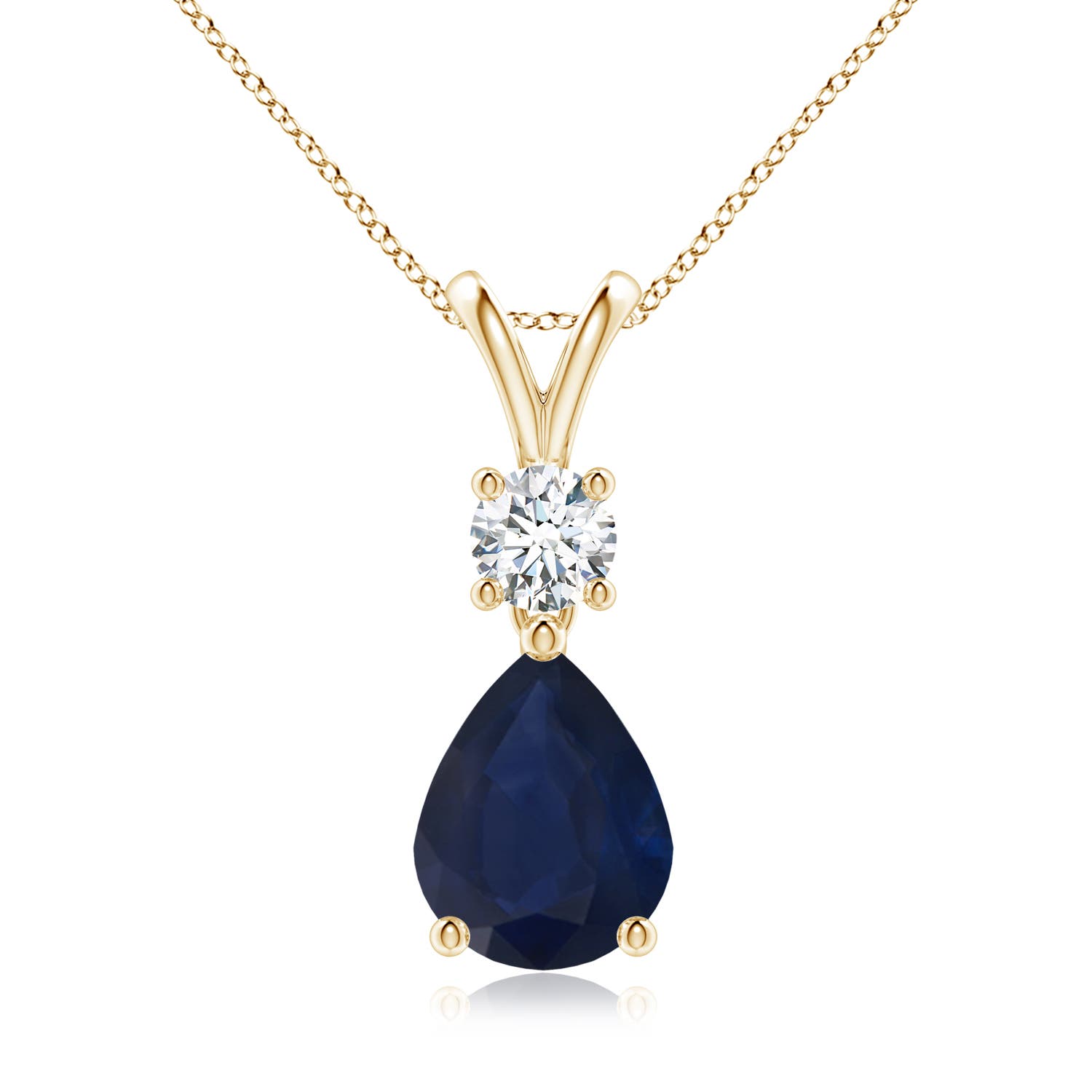 A - Blue Sapphire / 1.98 CT / 14 KT Yellow Gold