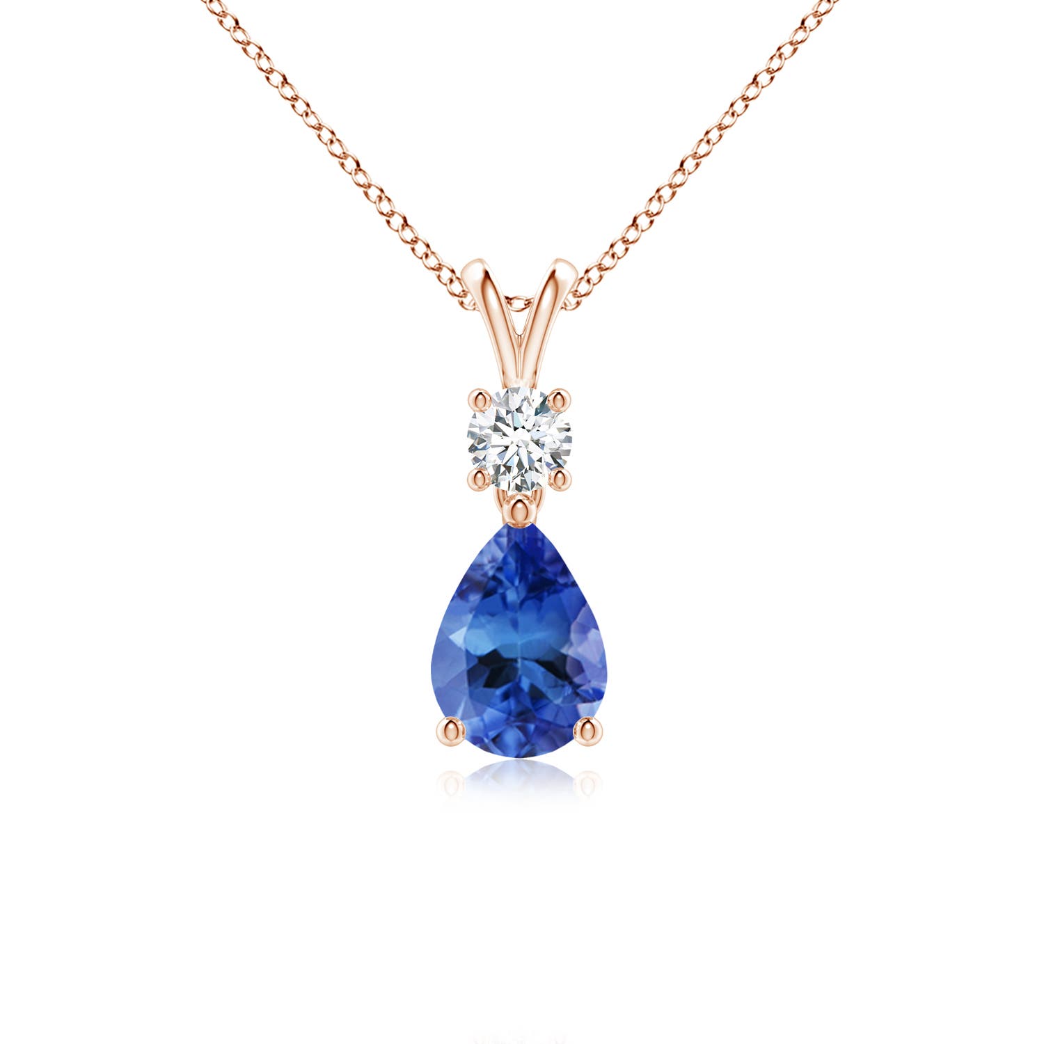 AA - Tanzanite / 0.76 CT / 14 KT Rose Gold