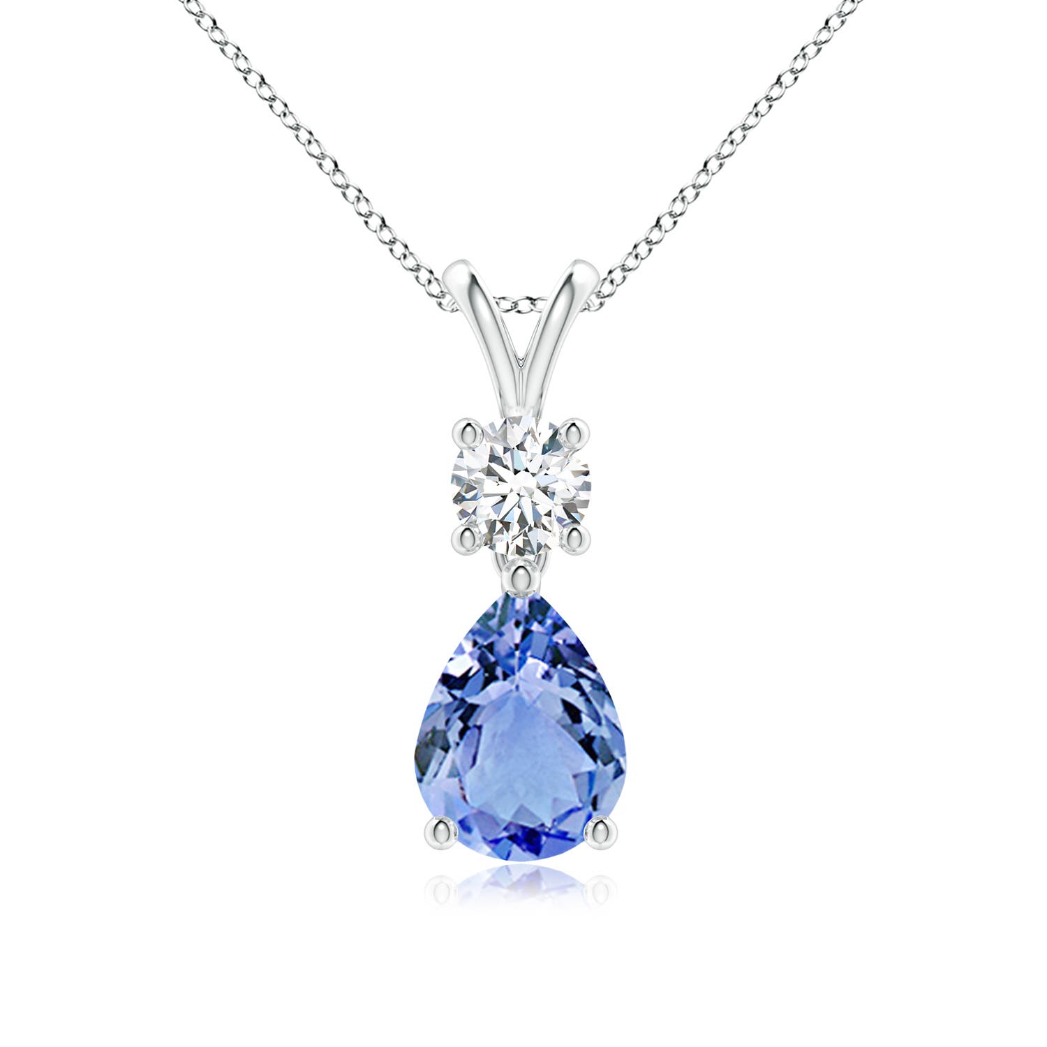 A - Tanzanite / 1.33 CT / 14 KT White Gold