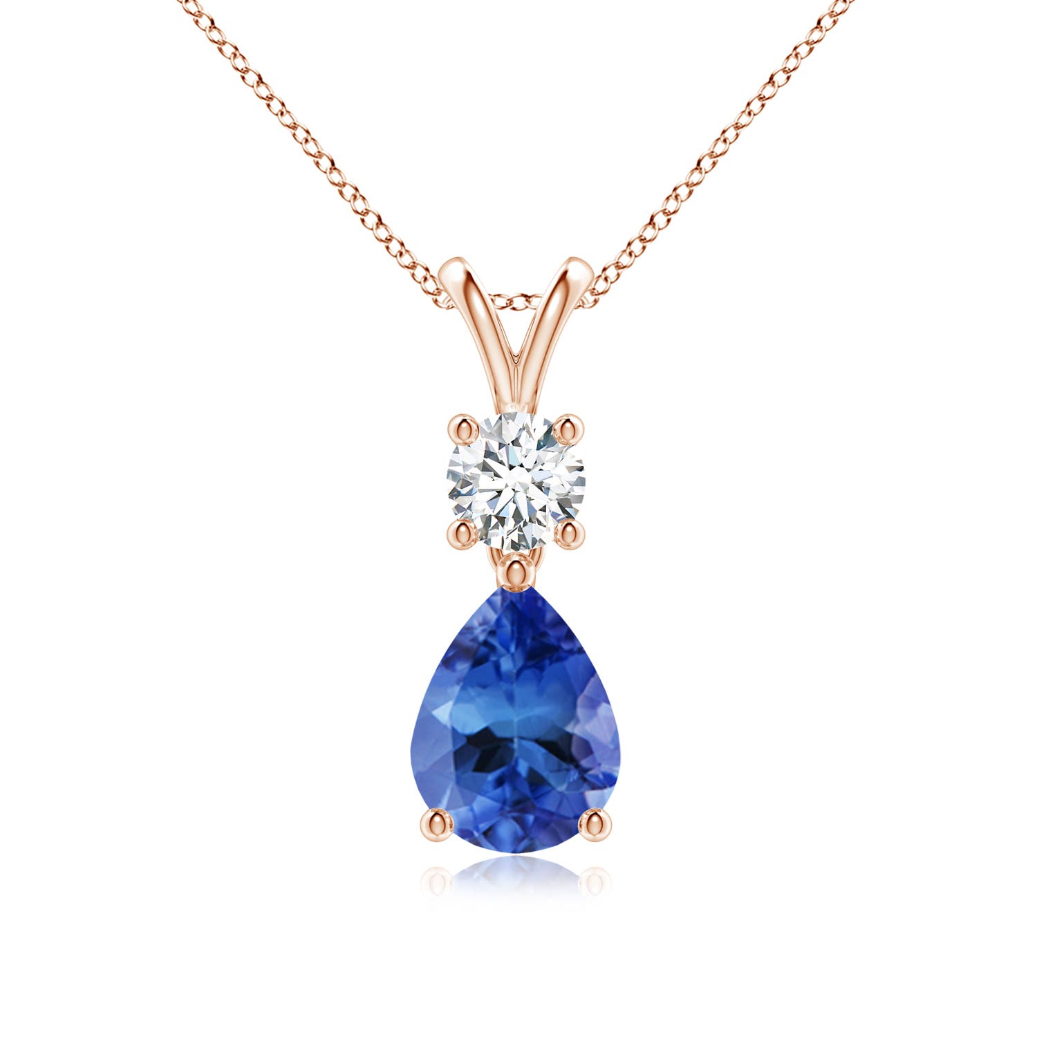 AA - Tanzanite / 1.33 CT / 14 KT Rose Gold