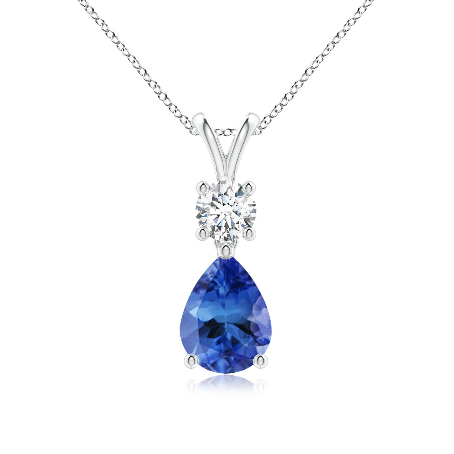 AA - Tanzanite / 1.33 CT / 14 KT White Gold