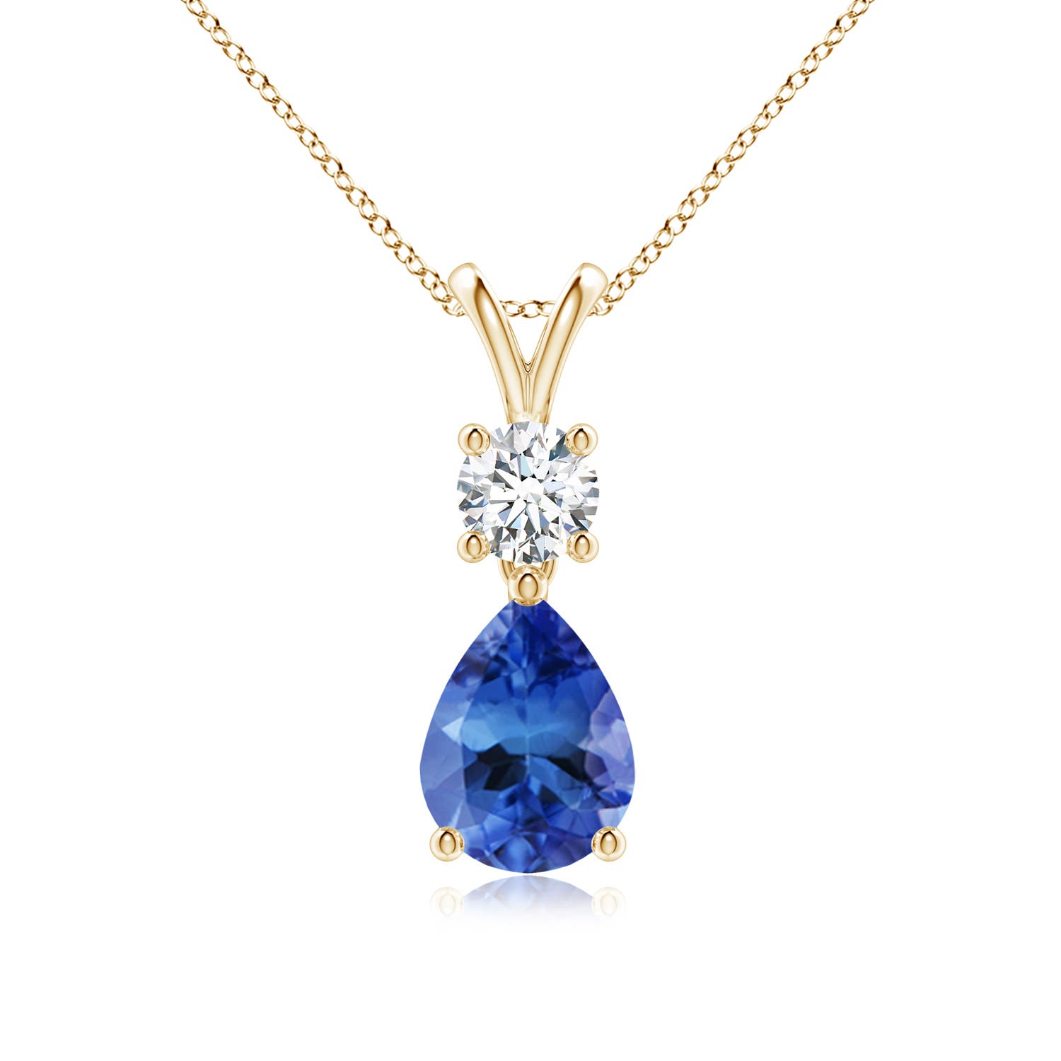 AA - Tanzanite / 1.33 CT / 14 KT Yellow Gold