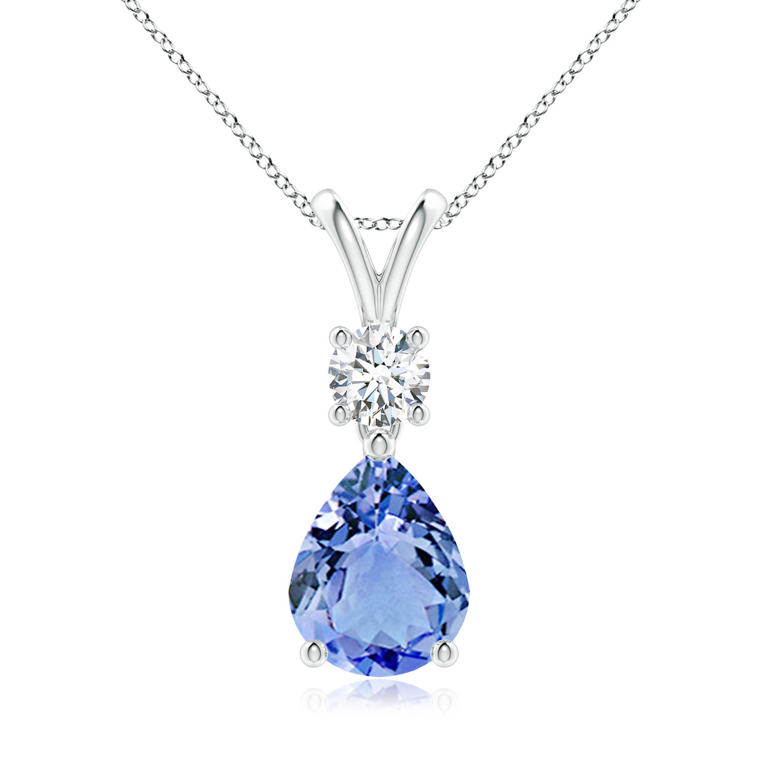 A - Tanzanite / 1.88 CT / 14 KT White Gold