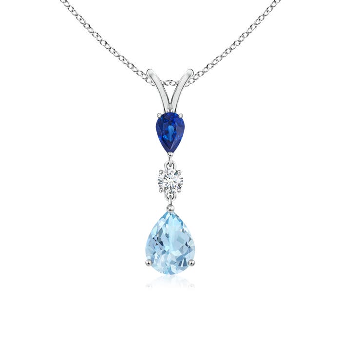 Shop Aquamarine Pendant Necklaces for Women | Angara