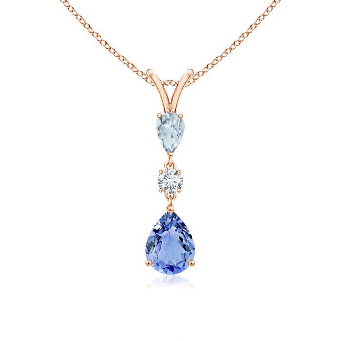 A - Tanzanite / 1.38 CT / 14 KT Rose Gold