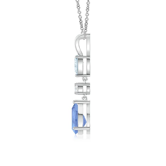 A - Tanzanite / 1.38 CT / 14 KT White Gold