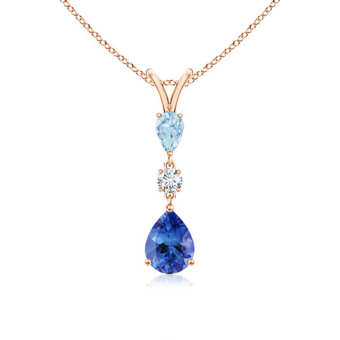 AA - Tanzanite / 1.38 CT / 14 KT Rose Gold