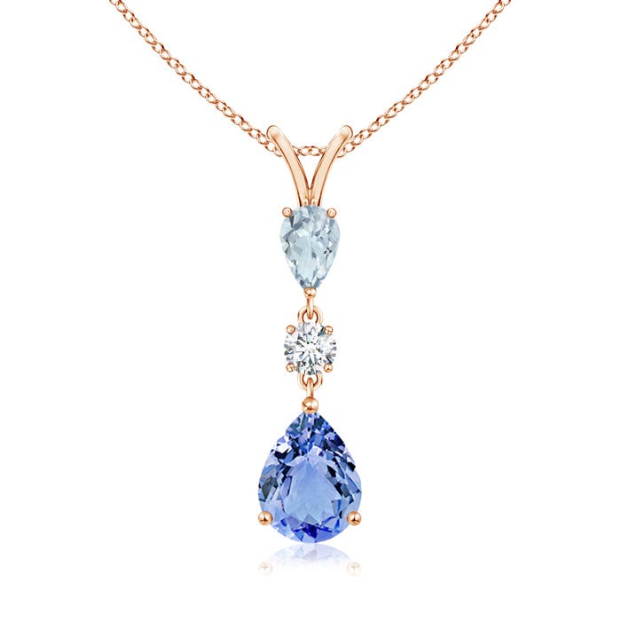 A - Tanzanite / 2.11 CT / 14 KT Rose Gold