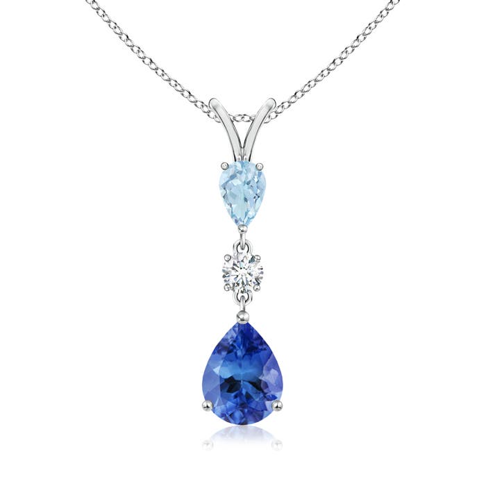 AA - Tanzanite / 2.11 CT / 14 KT White Gold