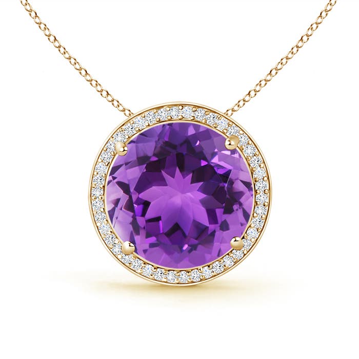 AAA - Amethyst / 8.71 CT / 14 KT Yellow Gold