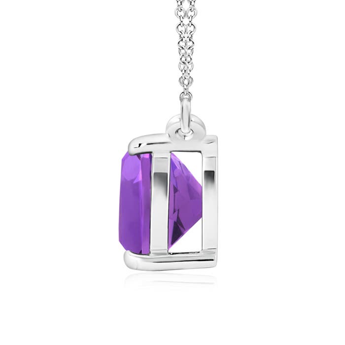 AAA - Amethyst / 2.2 CT / 14 KT White Gold